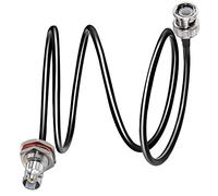 TUOLNK BNC Jumper Cable RG58 BNC Male to BNC Female Bulkhead Low Loss 50 ohm CB Radio Coax Cable 3.3ft(1M) Wifi Antenna Extension Cable for HAM Radio Antenna Security CCTV System