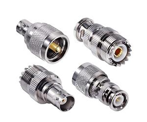 TUOLNK BNC to UHF Adapter Kit - Male to Female RF Coax Connector for CB Radio/Extension Cable - PL259 SO239 Adapter - 4 Set