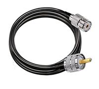 TUOLNK CB Coax Cable RG58 Coaxial Cable UHF Male to Female Extension Cable Low Loss CB Antenna Cable PL-259 Jumper Cable for CB Radio Ham Radio 6.6ft(2M)