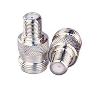 TUOLNK F to N Coaxial Adapter N Type Female to F Type Female Coaxial Connector for Coax Cable Router 2 pcs