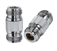 TUOLNK N Female to N Female Barrel Coax Connector N-type Female to Female Coupler RF Coaxial Adapter for Wifi Antenna Extension Cable Analyzer 2pcs