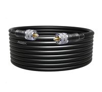 TUOLNK RG8X SO239 Coaxial Cable 50 ohm PL259 UHF Cable Jumper, 16.4FT (5M) Low Loss UHF Male to UHF Male CB Antenna Extension Coax Cable for HAM Radio, SWR Meter, Antenna Analyzer, Dummy Load Ect