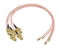 TUOLNK RP-SMA to IPX Coax Cable UFL U.FL IPX to RPSMA Female Pigtail Coaxial Low Loss Cable for Wifi Router Mini PCI Extension Antenna - 12inch(30cm) 5pcs RG178