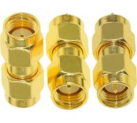 TUOLNK SMA Adapter Kit - SMA Male to Male Plug Straight RF Coax Connector for Radio Extension Cable Router