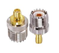 TUOLNK SMA PL259 Adapter - SMA to PL-259 UHF Coax Cable Transition Female Jack 2Pack
