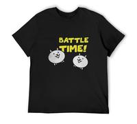 TuoMilky Ydro Essential The Battle Cats Cat Game Funny Unisex 100% Cotton Short-Sleeve T-Shirts Black S