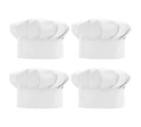TUONYIS Chef Hats Adjustable White Chef Hats Kids Chef Hat White Baby Chef Hat Kitchen Cooking Cotton Cooking Cap for Cooking Baking Party School Home. (UK, Alpha, One Size, White)