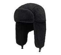 TUONYIS Trapper Hat Unisex Winter Bomber Hats Ear Flap Outdoor Winter Hat Bomber Hat Warm Hats with Ear and Windproof Mask for Outdoor or Daily Use. (UK Alpha, One Size, Black)