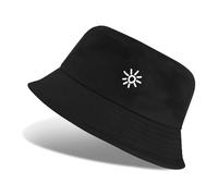 Tuopuda Bucket Hat for Women Unisex Cotton Summer Men Sun Hat Foldable Solid Color Beach Cap Wide Brim Fisherman Hat for Casual Shopping Sports Holidays Hiking Camping, Balck-02