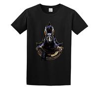 TUOPUKEJI Assassin's Creed Origins Anubis Mens Round Neck Cotton T Shirts Size M Black