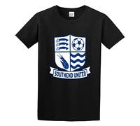 TUOPUKEJI Men Southend United Quotes O Neck Men T-Shirt Size L Black