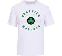 TUOPUKEJI Mens Dropkick Murphys Tradition & Loyalty White T-Shirt S-3XL Size L