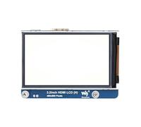 TUOPUONE 3.2inch LCD Display (H) Compatible with Raspberry Pi,Jetson Nan 480×800 Resolution HDMI Display Interface IPS Screen Panel Adjustable Brightness No Touch