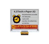 TUOPUONE 4.37inch E-Paper (G) E-Ink Raw Display 512 × 368 Pixels Resolution Red/Yellow/Black/White SPI Communication