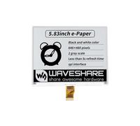 TUOPUONE 5.83inch E-Paper E-Ink Raw Display Compatible with Raspberry Pi 648×480 Pixels Resolution Black/White Color SPI Interface Without PCB