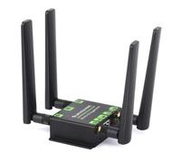 TUOPUONE 5G M.2 to Gigabit Ethernet Converter 5G M.2 to USB3.1 Aluminum Alloy Case Wall-Mount Support Quad Antennas Onboard M.2 Key B Interface USB3.1 Port Without 5G Module