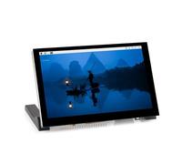 TUOPUONE 5inch Capacitive Touch Display For Raspb Pi DSI Interface IPS Panel 1024x600 Pixels Toughened Glass Panel Driver-Free with Metal Stand