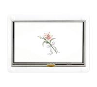 TUOPUONE 5inch Resistive Touch Screen LCD with Bicolor Case Compatible with Raspberry Pi 4B / 3B+ / 3 Zero 2 W 800×480 Resolution HDMI Display Interface Low Power