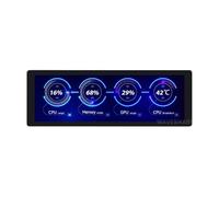 TUOPUONE 7.9inch IPS Display Compatible with Raspberry Pi 400×1280 Pixel Toughened Glass Panel HDMI Interface Suppoets all versions of Pi, Jetson Nano and Core3566 with Touch Function