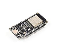 TUOPUONE ESP32-C6 Microcontroller 160MHz Single-core Processor ESP32-C6-WROOM-1-NX Series Module Supports USB And UART Development Onboard 16MB Flash With pre-Soldered Header (black)