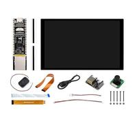 TUOPUONE ESP32-P4-ETH High-Performance Development Board with 10.1-DSI-Touch-A and RPi Camera (B) Based On ESP32-P4 with 100 Mbps RJ45 Ethernet Port,Without Header（ESP32-P4-POE-ETH-NH-KIT-B）