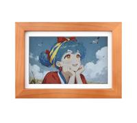 TUOPUONE ESP32-S3-PhotoPainter 7.3inch E6 Full Color E-paper Display With Solid Wood Photo Frame, Ultra-long Standby, 800 × 480 Resolution, With BAT