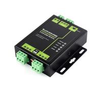 TUOPUONE Industrial Grade 2-Ch CAN to Ethernet Server 2-Ch CAN + RS485 + Ethernet Port Supports CAN Repeater/CAN to RS485 Dual Socket Aluminium Alloy Case Wall-Mount Support