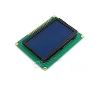 TUOPUONE LCD12864-ST 128 * 64 DOTS Graphic LCD Module White Character Blue Backlight 3.3V For Logic Circuit (3.3V Blue Backlight)