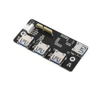 TUOPUONE PCIe to USB 3.2 Gen1 Adapter Compatible with Raspberry Pi Compute Module 4 IO Board 4X HS USB Compatible 4X USB 3.2 Gen1 Ports, USB 3.0/2.0/1.1