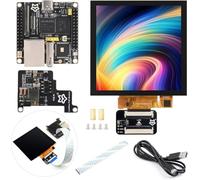 TUOPUONE Pico Ultra RV1106 Linux Micro Development Board Integrates ARM Cortex-A7/RISC-V MCU/NPU/ISP Processors without Wir-less Included PoE Module with 720x720 4inch IPS Touch Display