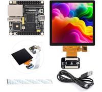TUOPUONE Pico Ultra RV1106 Linux Micro Development Board Integrates ARM Cortex-A7/RISC-V MCU/NPU/ISP Processors without Wir-less NOT Included PoE Module with 480x480 4inch IPS Touch Display