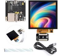 TUOPUONE Pico Ultra RV1106 Linux Micro Development Board Integrates ARM Cortex-A7/RISC-V MCU/NPU/ISP Processors without Wir-less NOT Included PoE Module with 720x720 4inch IPS Touch Display
