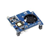 TUOPUONE Power Over Ethernet HAT (D) Compatible with Raspberry Pi 3B+/4B 802.3af-Compliant Official Case Compatible Onboard High Speed Active Cooling Fan