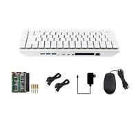 TUOPUONE Raspb Pi 500+ Desktop Kit ORD, Powerful Computer Built Into A Mechanical Keyboard, Dual-4K Outputs, Comes with Official Raspb Pi 256GB NVMe Solid State Drive