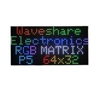 TUOPUONE RGB Full-color LED Matrix Panel Compatible with Raspberry Pi 320mm × 160mm Dimensions 5mm Pitch 64×32 Pixels Adjustable Brightness