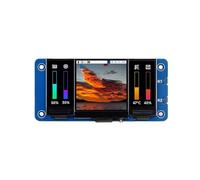 TUOPUONE Triple LCD HAT Compatible with Raspberry Pi Onboard 1.3inch IPS LCD Main Screen and Dual 0.96inch IPS LCD Secondary Screens