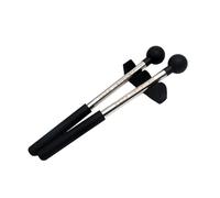 TUOREN 1 Pair Tongue Drum Mallets with Bracket Handpan Drum Sticks Rubber Mallet Percussion Instrument Accessory (Type C)