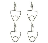 TUOREN 4Pcs Flute Pad Clips Metal Flute Repair Clips Flute Repairing Clamps Wind Instrument Indentation Clip for Flute Clarinet Maintenance Tool Wind Instruments Accessories