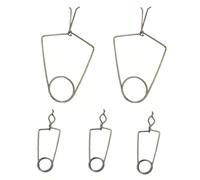 TUOREN 5Pcs Flute Pad Clips Welding Clamps Set Metal Flute Repair Clips 3Pcs Wind Instrument Welding Clips and 2Pcs Wind Instrument Indentation Clip for Trumpet Sax Clarinet Oboe Maintenance Tool