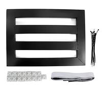 TUOREN Aluminium Alloy Guitar Pedal Board Medium Pedalboard 14.5" x 10.5" with Pedals Mountain Tape & Cable Tie Included