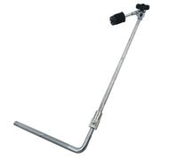 TUOREN Bass Drum Cymbal Holder Adjustable Bass Drum Mounted Cymbal Arm Removable Cymbal Mount Bracket for Bass Drum Hoop Drum Set Percussion Mount Hardware Parts (Long)