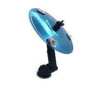 TUOREN Car Drum Crash Cymbal, 8.9inch Diameter Suction Cup Style Drum Cymbal Holder with Jingle Bells for Drummers to Make Your Driving More Fun