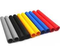 TUOREN Colourful Drumstick Grips Comfortable Rubber Handles Drum Kits Percussion Accessories for Drumming Exercise 5 Pair