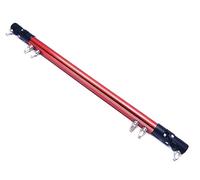 TUOREN Double Bass Drum Pedal Drive Shaft Kick Drum Foot Pedal Linkage Connector Bar Percussion Instrument Accessory Red Shaft