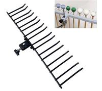 TUOREN Drum Mallets Mount Holder Mountable Multi Pair Marimba Timpani Mallets Organizer Hanging Rack for Cymbal Stand Percussion Drum Rack Mount Hardware Parts