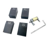 TUOREN Guitar Floating Tremolo Set Up Blocks Slider and Guitar Bridge Intonation Adjuster Tool Compatible with Floyd Rose Electric Guitar Accessories Luthier Tool Set 1/4" - 3/4" Plastic