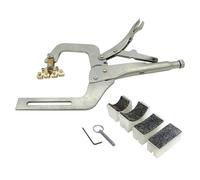 TUOREN Guitar Fret Press Tool Include 1 Pcs Fret Pressing Installation Clamp and 4Pcs Neck Support Cauls, Electric Bass Guitar Luthier Repair Tool
