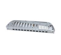 TUOREN Harmonica Comb Part Aluminum Alloy 12 Hole Comb Harmonica Part Compatible with Suzuki G-48-C Series Harmonica