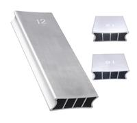 TUOREN Two-Way Guitar Bass Fingerboard Radius Sanding Block 12"/16" Aluminum Guitar Fret Leveling Fingerboard Sanding Beam Guitar Luthier Repair Maintenance Tool