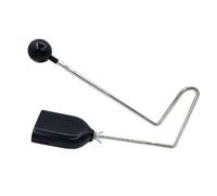 TUOREN Vibra Slap Percussion Instrument Rattling Sound Effect Plastic Handheld Vibraslap Musical Instrument for Musicians, Bands or Studios (Black)